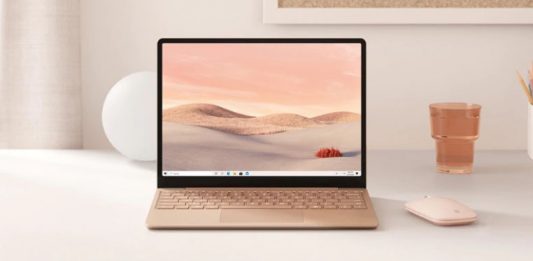 Test of the Microsoft Surface Laptop Go Microsoft Surface Laptop Go. ©Microsoft