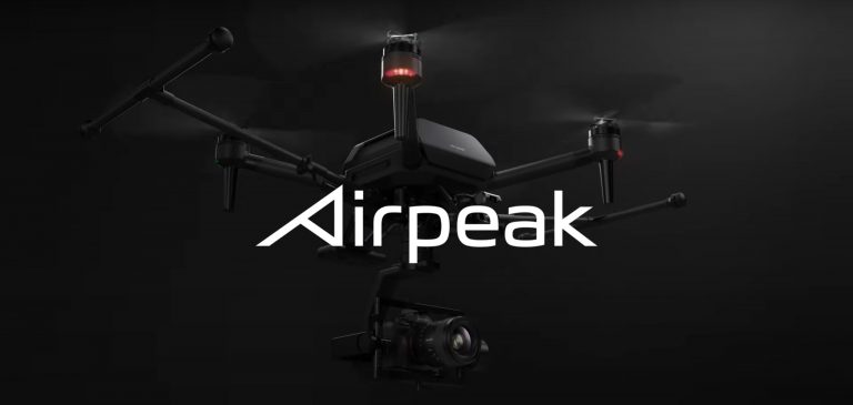 SONY Unveils the new AIRPEAK: A Quadricop UAV capable of carrying a full-format SONY ALPHA HYBRID