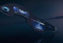 Mercedes-Benz launches the Hyperscreen, a gigantic 56-inch control screen mercedes-benz ©
