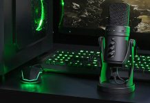 Gaming and streaming microphone.