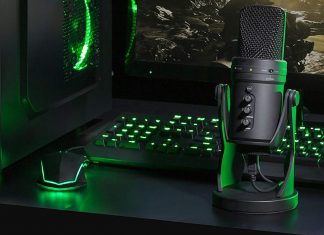 Gaming and streaming microphone.