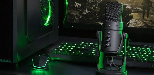 Gaming and streaming microphone.